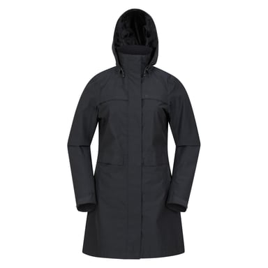 Mountain Warehouse Womens/Ladies Cloudburst Textured Waterproof Jacket (Black)
