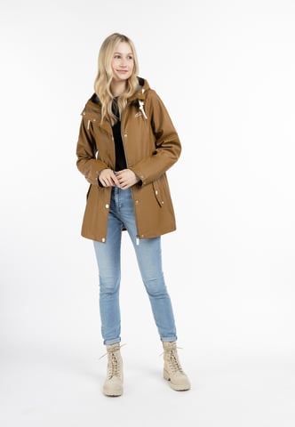 ICEBOUND rain jacket women dark sand