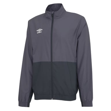 Umbro Mens Woven Training Jacket (Carbon/Black)