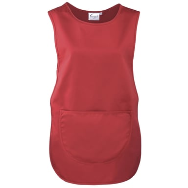 Premier Ladies/Womens Pocket Tabard (Pack of 2) (Red)