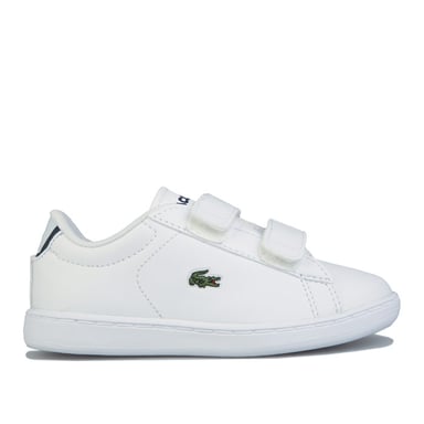Boy's Lacoste Infant Carnaby Evo Trainers in White Navy