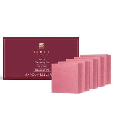 Dr Botanicals La Rose Française Gezichtsreinigingszeep (Verpakking van 5) 100g x 5