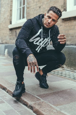 HYPE AOP SPECKLE MENS PULLOVER HOODIE