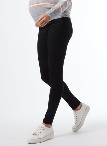 Dorothy Perkins Womens Maternity Black Frankie Underbump Denim Jeans Pants