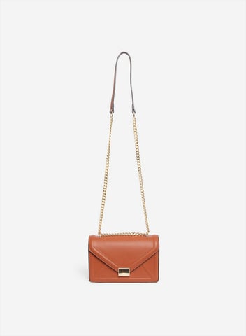 Dorothy Perkins Womens Tan Envelope Boxy Crossbody Party Shoulder Mini Bag