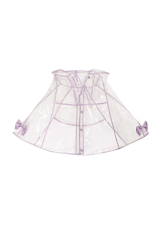 Bow Detail Rain Cape