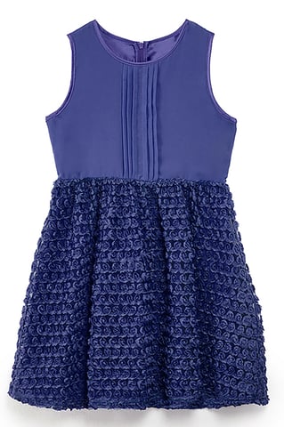 PINTUCK ROSE PROM DRESS
