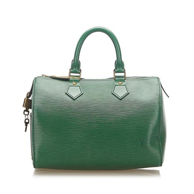 Vintage Louis Vuitton Epi Speedy 25 Green