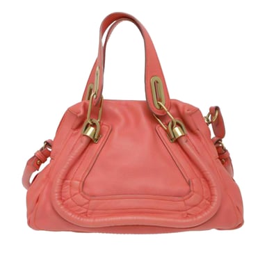 Vintage Chloe Paraty Leather Satchel Pink