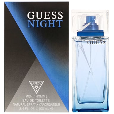 Guess Night For Men Eau De Toilette Spray 100Ml