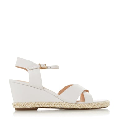 Dune Ladies KIWII Espadrille Trim Wedge Heel Sandals