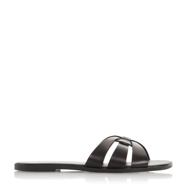 Dune Ladies LEMONIA Woven Strap Slider Sandals