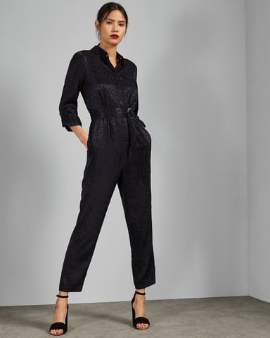 Ted Baker Marryan Utility Jumpsuit in Dark Blue