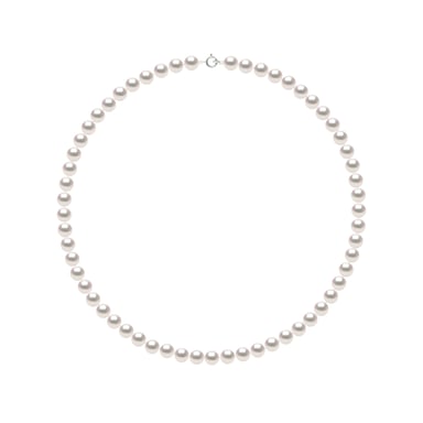 DIADEMA - Necklace - True Japanese Akoya Cultured Pearl - Quality AA+