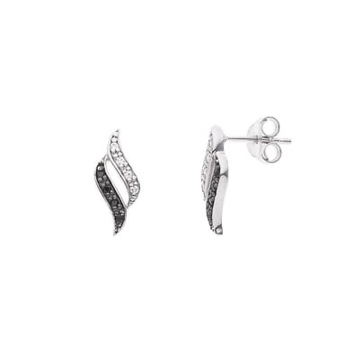 DIADEMA - Earrings - White & Black - Love Jewelry Collection