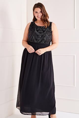 Sequin Detailed Maxi Dress
