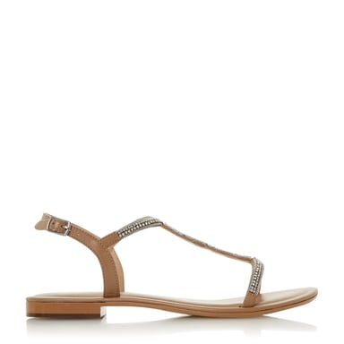 Dune Ladies NETTYS Embellished T-Bar Sandals