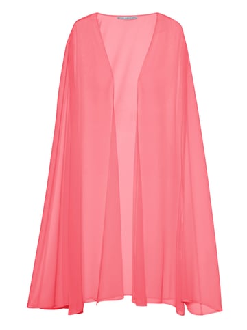 Gina Bacconi Chiffon Cape in Red