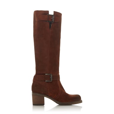Dune Ladies TANSEY Block Heel Knee High Boots
