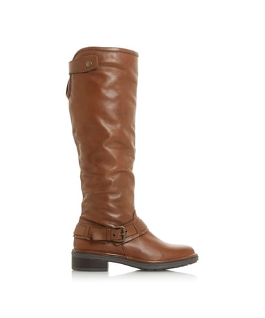 Dune Ladies TORLIE Ruched Knee High Boots