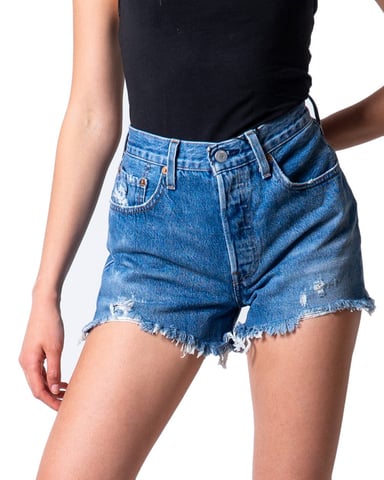 Levi's Vrouwen Shorts In Blauw