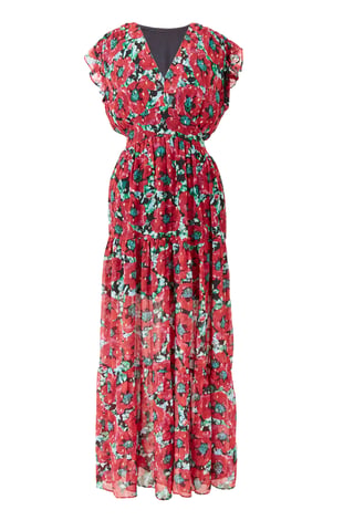 Poppy Print Maxi Dress