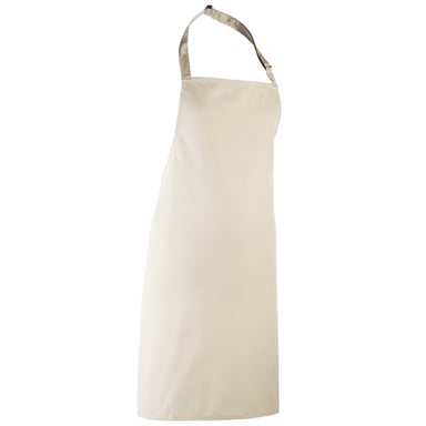Premier Colours Bib Apron (Natural)