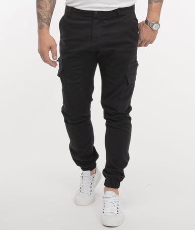 Rock Creek Cargohose Schwarz