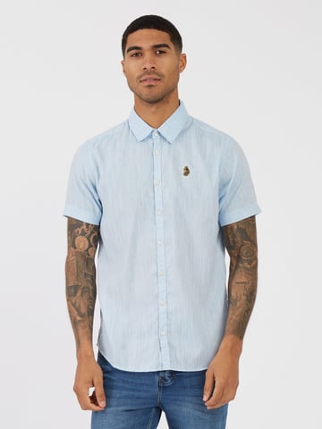 Luke 1977 Men's Yoko Tailored Fit Shirt in Sky Blue