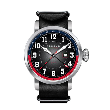Pegoud Premiere Mechanical Skeleton Men's Fumme Black Watch PG-9005-03