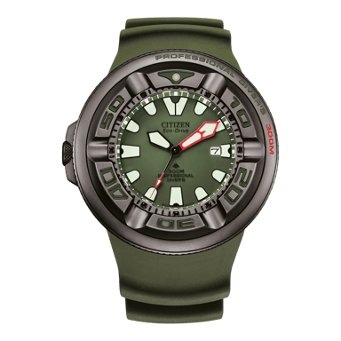Citizen Promaster Marine Heren Groen Horloge BJ8057-17X