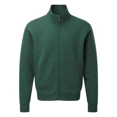 Russell Mens Authentic Sweat Jacket (Bottle Green)