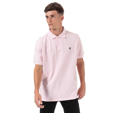 Men's Timberland Miller Rivers Polo Shirt in Pink