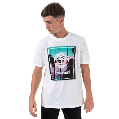 Men's Timberland Photo Beach T-Shirt in White