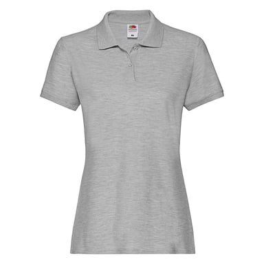 Fruit of the Loom Womens/Ladies Premium Polo Shirt (Athletic Heather Grey)