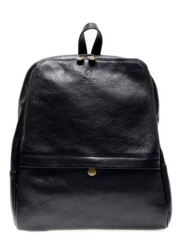 Anna Luchini SS22 AL 3132 Black Leather Bag