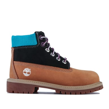 Boys' Timberland Children 6 Inch Premium Boots in Wheat