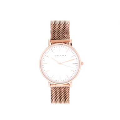 Luxenter-ur, tif, 18K rosaguldbelagt finish