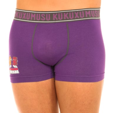 Thin elastic boxer and fabric adaptable to the body 87860 men