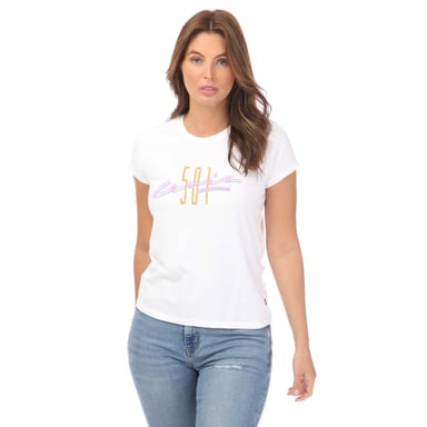 Women's Levis Graphic Authentic T-Shirt in White