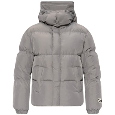 Diesel effen grijze winterjas