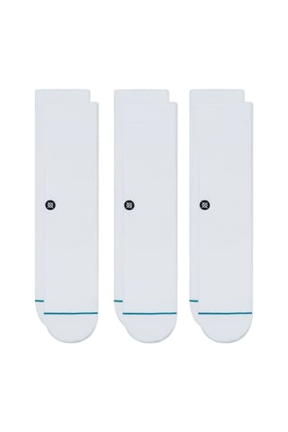 Stance Icon 3 Pack in White