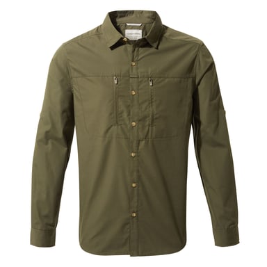 Craghoppers Mens Kiwi Boulder Shirt (Dark Khaki)