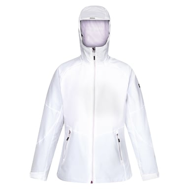 Regatta Womens/Ladies Raddick II Waterproof Jacket (White/Lilac Frost)