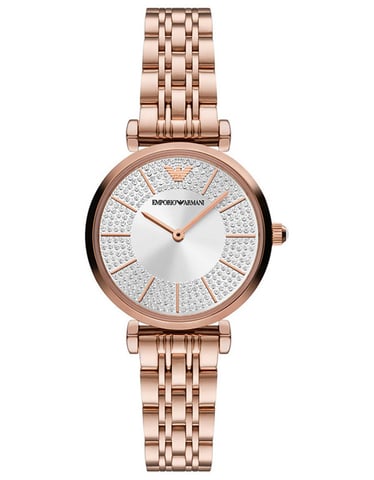 Emporio Armani Gianni T-bar Women's Rose Gold Watch AR11446