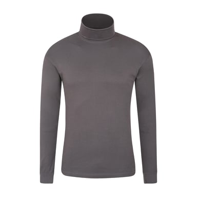 Mountain Warehouse Mens Meribel Cotton Thermal Top (Dark Grey)