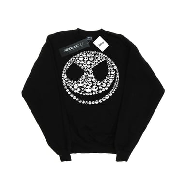 Disney Womens/Ladies Nightmare Before Christmas Jack Skull Collage Sweatshirt (Black)
