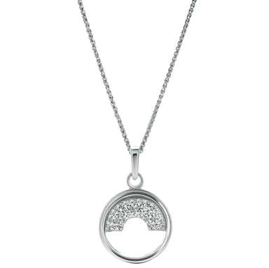 Orphelia 'Tista' Dames 925 Sterling Zilveren Hanger met Ketting - Zilver ZH-7586