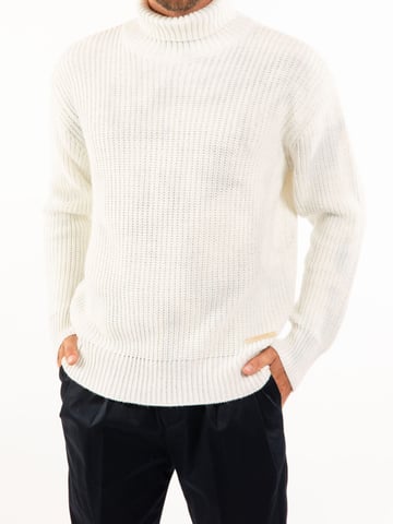 Takeshy Kurosawa Pullover Dolcevita Men's White