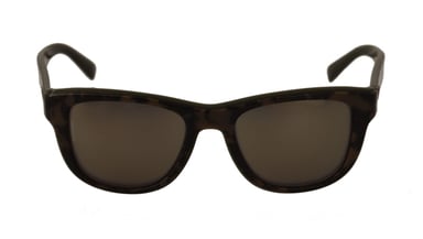 Dolce & Gabbana Men's Brown Mirror Lens Plastic Full Rim Sunglasses